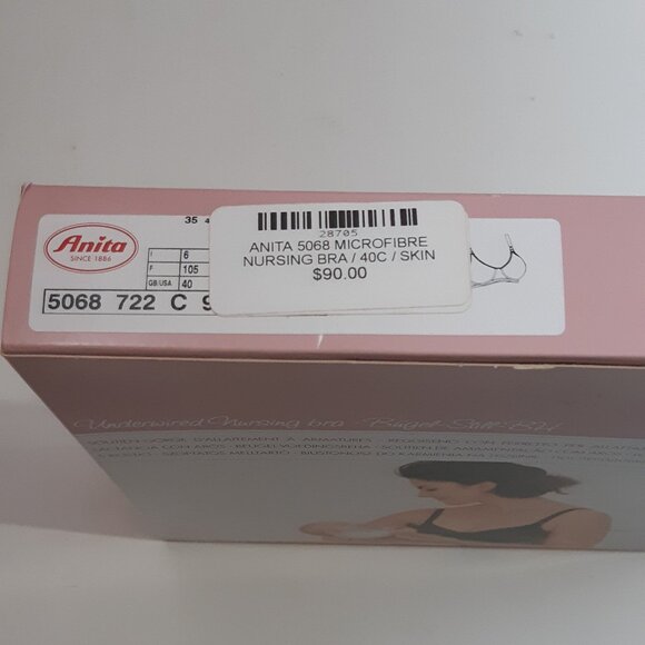 ANITA Nursing Bra 5068 Size 40C Seamless Pre-shaped Cups Underwired Gentle Suppo - Picture 2 of 7